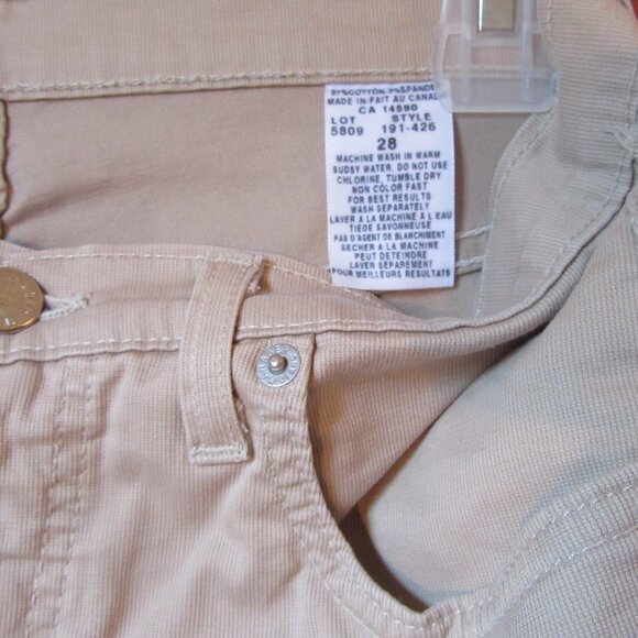 Vintage X "Manager" Light Cotton Jeans, Flared leg, Made in CANADA - Picture 5 of 7